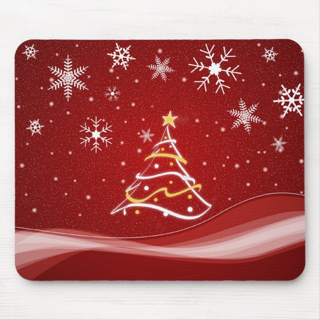 Marry Christmas Mouse Pad (Front)