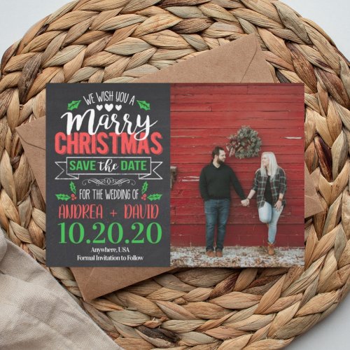 Marry Christmas Save The Date