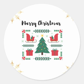 Marry Christmas Sticker