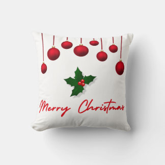 marry christmas throw pillow