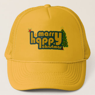 Marry christmas  trucker hat