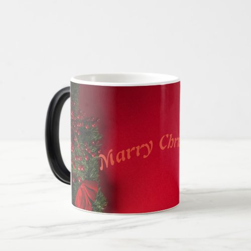 MARRY CHRISTMAS WHITE Color COFFEE MUGS