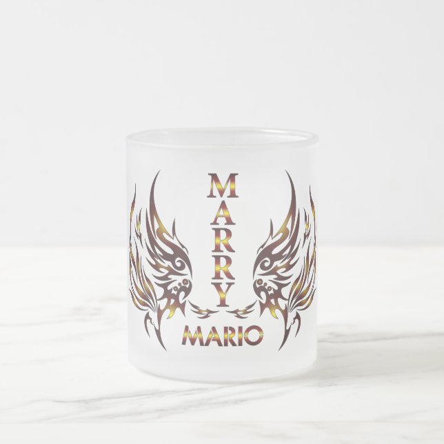 Marry Glass Mug (Center)