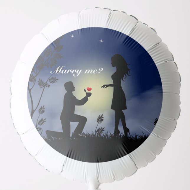 Marry Me? Balloon (Front)