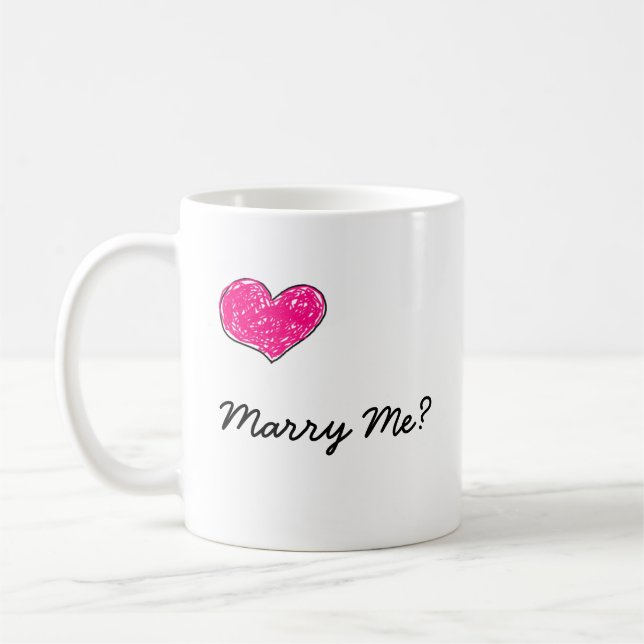 Marry Me? Coffee Mug (Left)