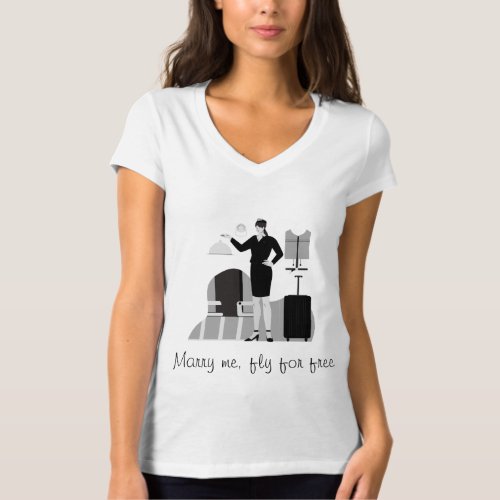 MARRY ME FLY FOR FREE T_Shirt