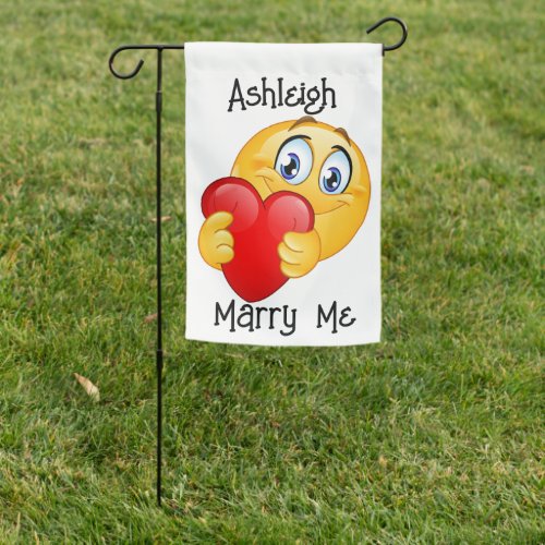 MARRY ME  GARDEN FLAG