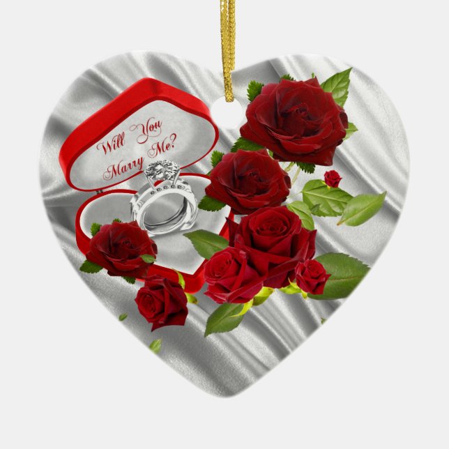 Marry Me Keepsake Ornament (Front)