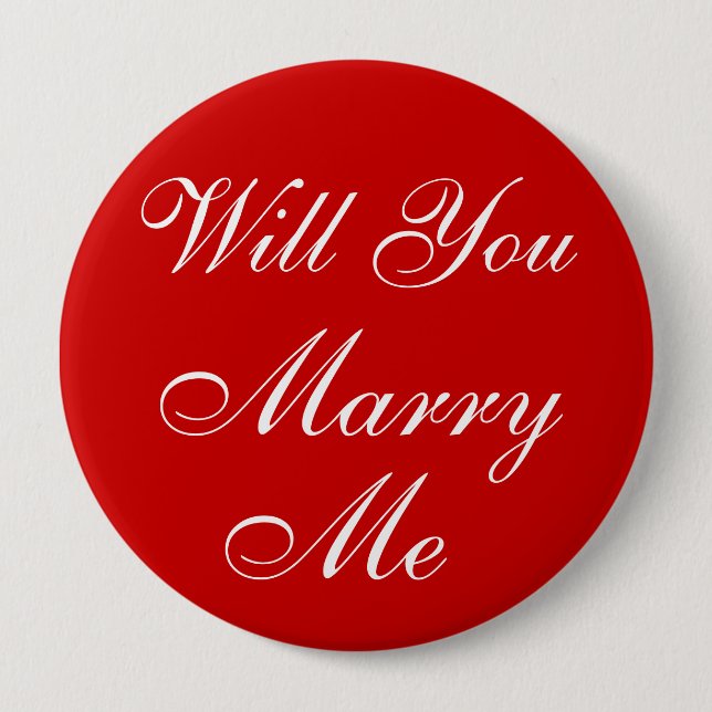 Marry Me Pin (Front)