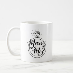 Marry Me Proposal Coffee Mug