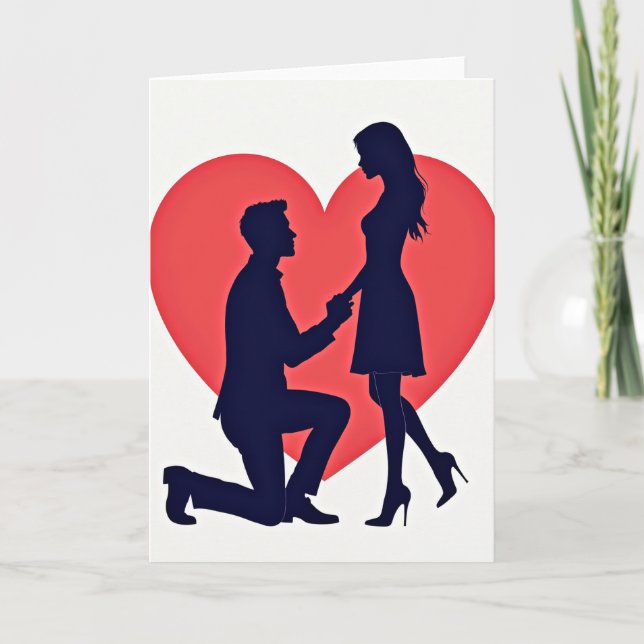 Marry Me Proposal Love Card (Front)
