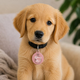 Marry Me Proposal Pet ID Tag