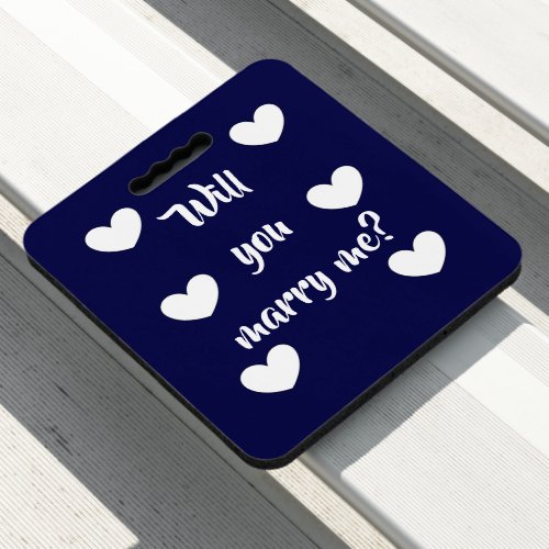 marry me seat cushion by dalDesignNZ