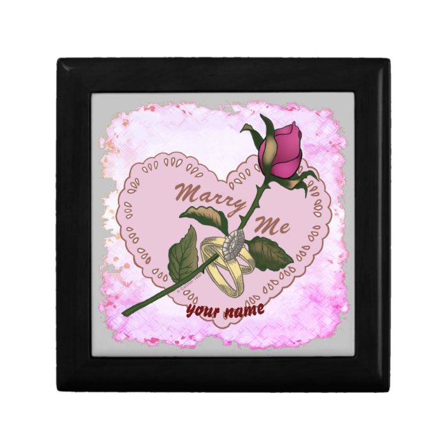 Marry Me wedding gift box (Front)