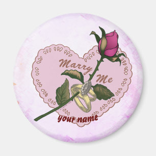 Marry Me wedding magnet