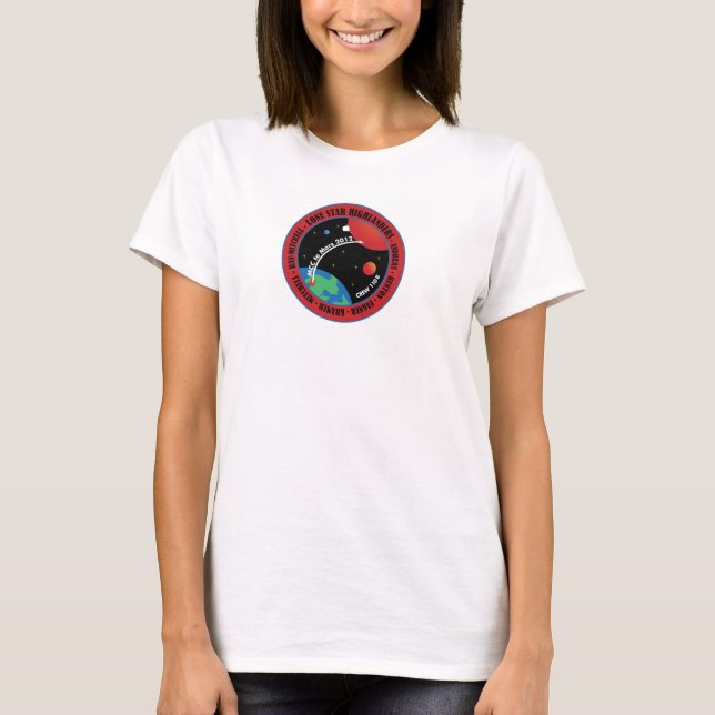 Mars 101 Crew Long Sleve Women's Tshirt (Front)