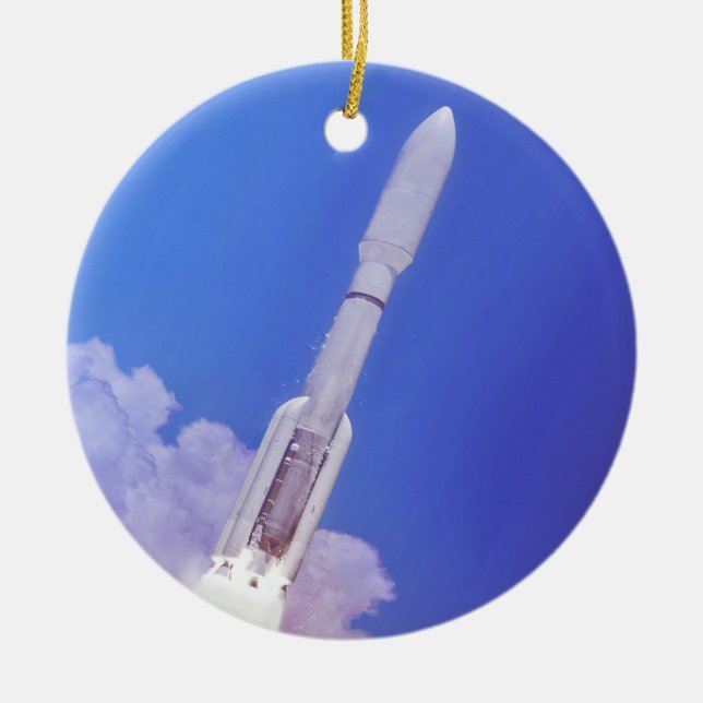 Mars 2020 Perseverance Launch Ceramic Ornament (Front)