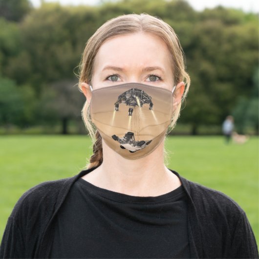 Mars 2020 Rover Adult Cloth Face Mask (Outside)