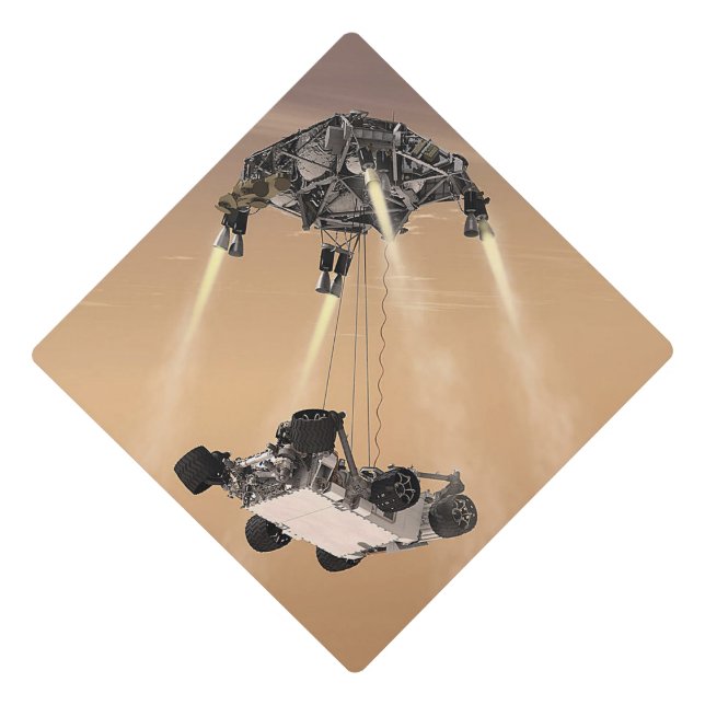 Mars 2020 Rover Graduation Cap Topper (Front)