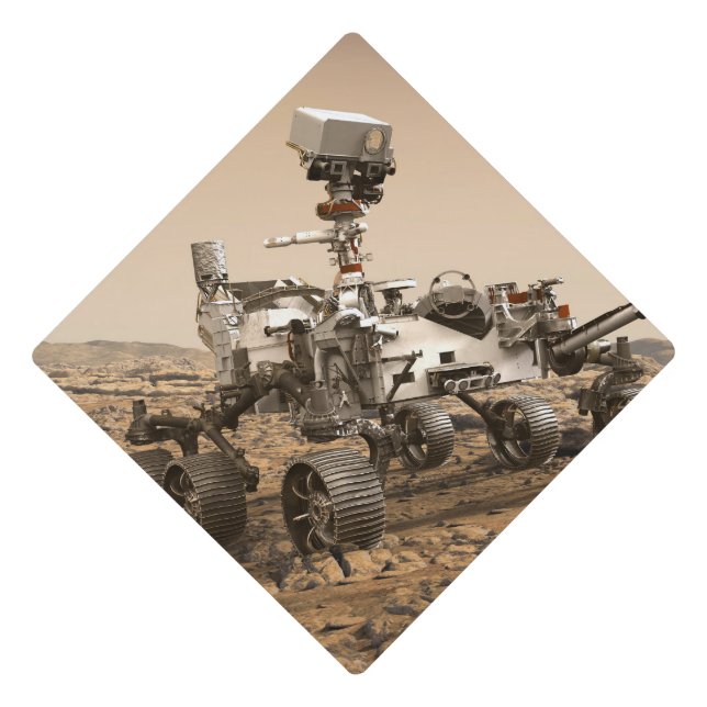 Mars 2020 Rover Graduation Cap Topper (Front)