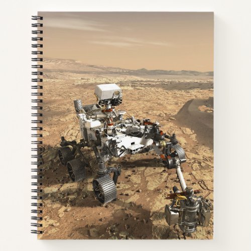 Mars 2020 Rover On The Surface Of Mars Notebook