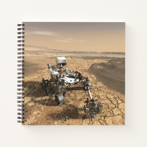 Mars 2020 Rover On The Surface Of Mars Notebook