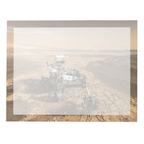 Mars 2020 Rover On The Surface Of Mars Notepad