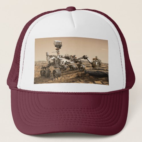 Mars 2020 Rover Trucker Hat