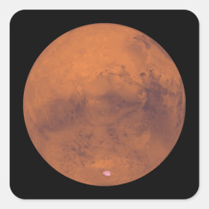Mars 3 square sticker