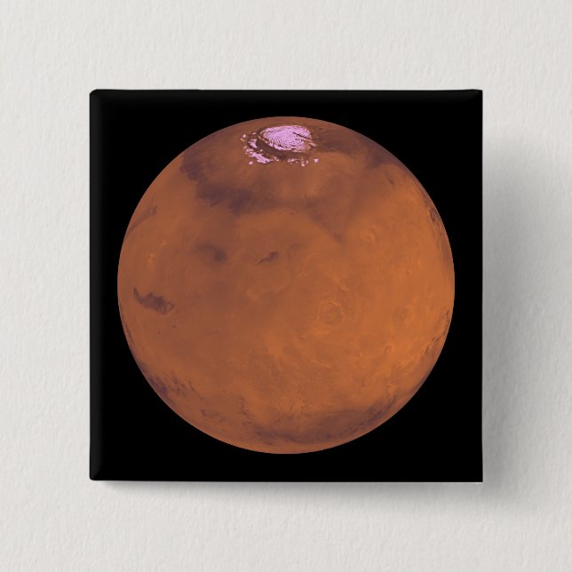 Mars 5 pinback button (Front)
