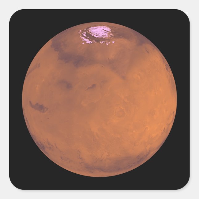 Mars 5 square sticker (Front)