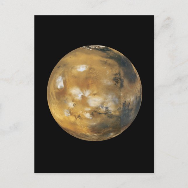Mars!  A beautiful image from space.  NASA Postcard (Front)