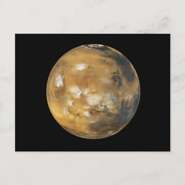 Mars!  A beautiful image from space.  NASA Postcard (Front)