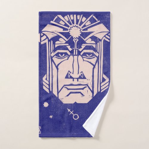 Mars Ares God of War Greek Mythology Blue Bath Towel Set