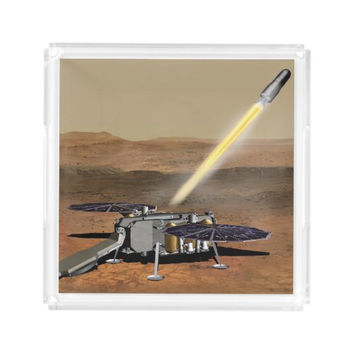 Mars Ascent Vehicle Launched From Mars Acrylic Tray