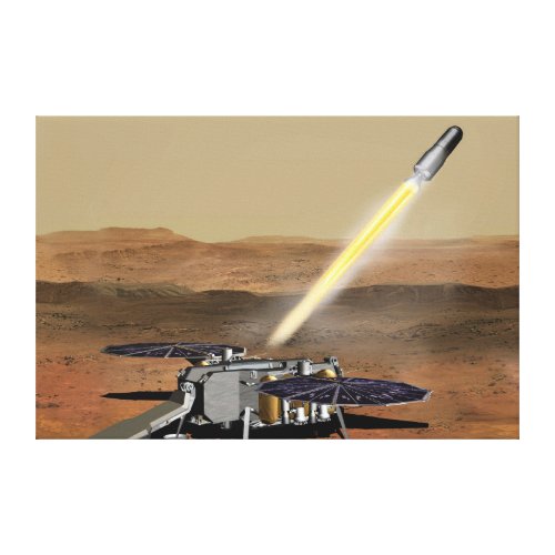 Mars Ascent Vehicle Launched From Mars Canvas Print