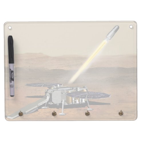Mars Ascent Vehicle Launched From Mars Dry Erase Board With Keychain Holder