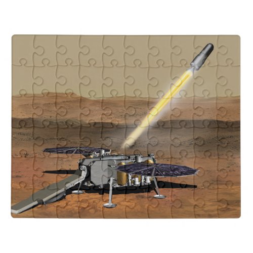 Mars Ascent Vehicle Launched From Mars Jigsaw Puzzle