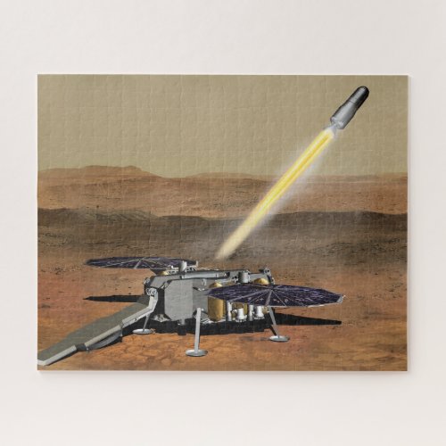 Mars Ascent Vehicle Launched From Mars Jigsaw Puzzle