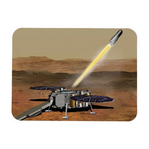 Mars Ascent Vehicle Launched From Mars Magnet