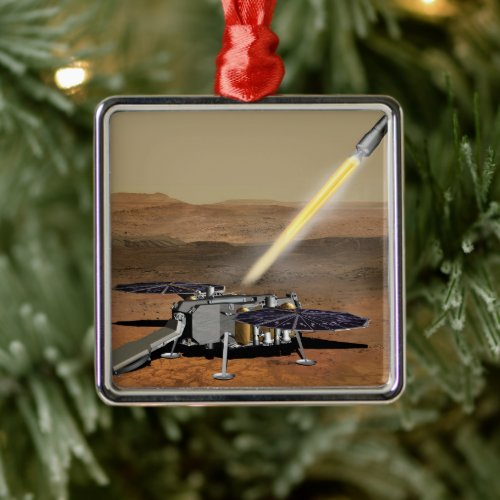 Mars Ascent Vehicle Launched From Mars Metal Ornament