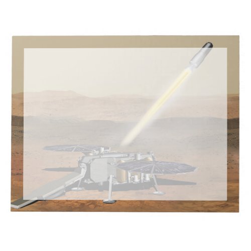 Mars Ascent Vehicle Launched From Mars Notepad