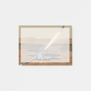 Mars Ascent Vehicle Launched From Mars. Post-it Notes