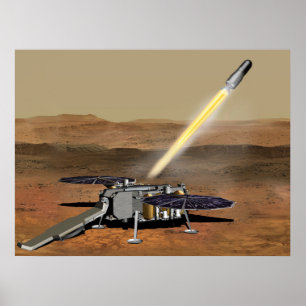 Mars Ascent Vehicle Launched From Mars. Poster