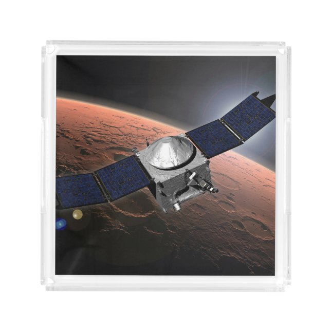 Mars Atmosphere And Volatile Evolution Mission. Acrylic Tray (Front)
