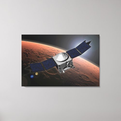 Mars Atmosphere And Volatile Evolution Mission Canvas Print
