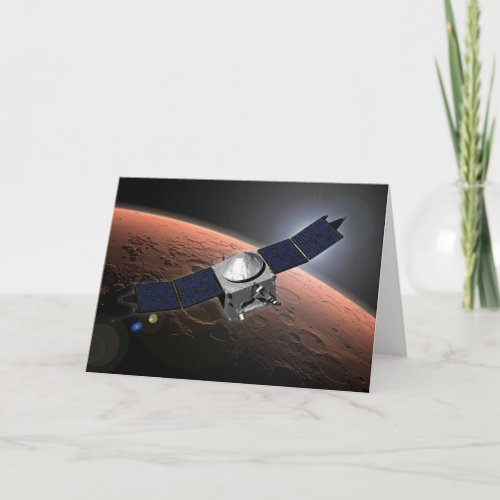 Mars Atmosphere And Volatile Evolution Mission Card