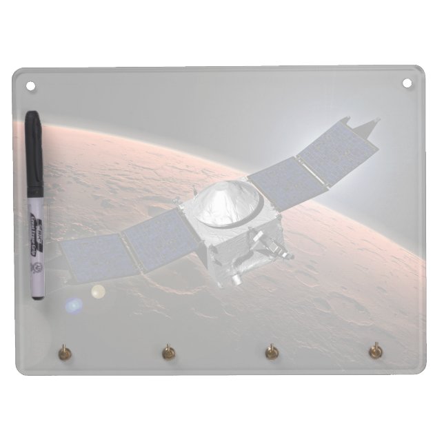 Mars Atmosphere And Volatile Evolution Mission. Dry Erase Board With Keychain Holder (Front)