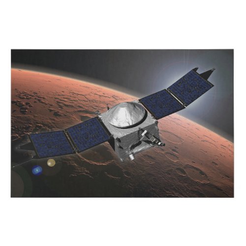 Mars Atmosphere And Volatile Evolution Mission Faux Canvas Print