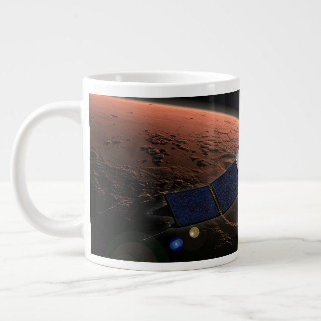 Mars Atmosphere And Volatile Evolution Mission. Giant Coffee Mug (Left)